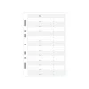 Exacompta Exatime 21 - Recharge pour organiseur - carnet d'adresses/téléphones - 14,2 x 21 cm