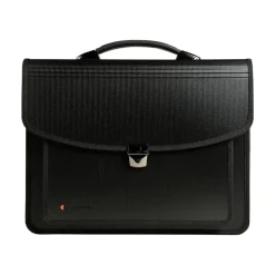 Exacompta Exatravel - Classeur ménager (valisette trieur) 7 onglets - noir