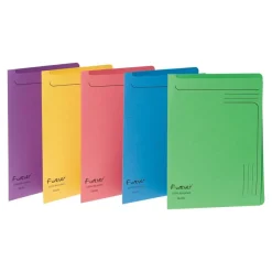 Exacompta Forever - 5 Chemises coin - A4 - pour 150 feuilles - couleurs assorties