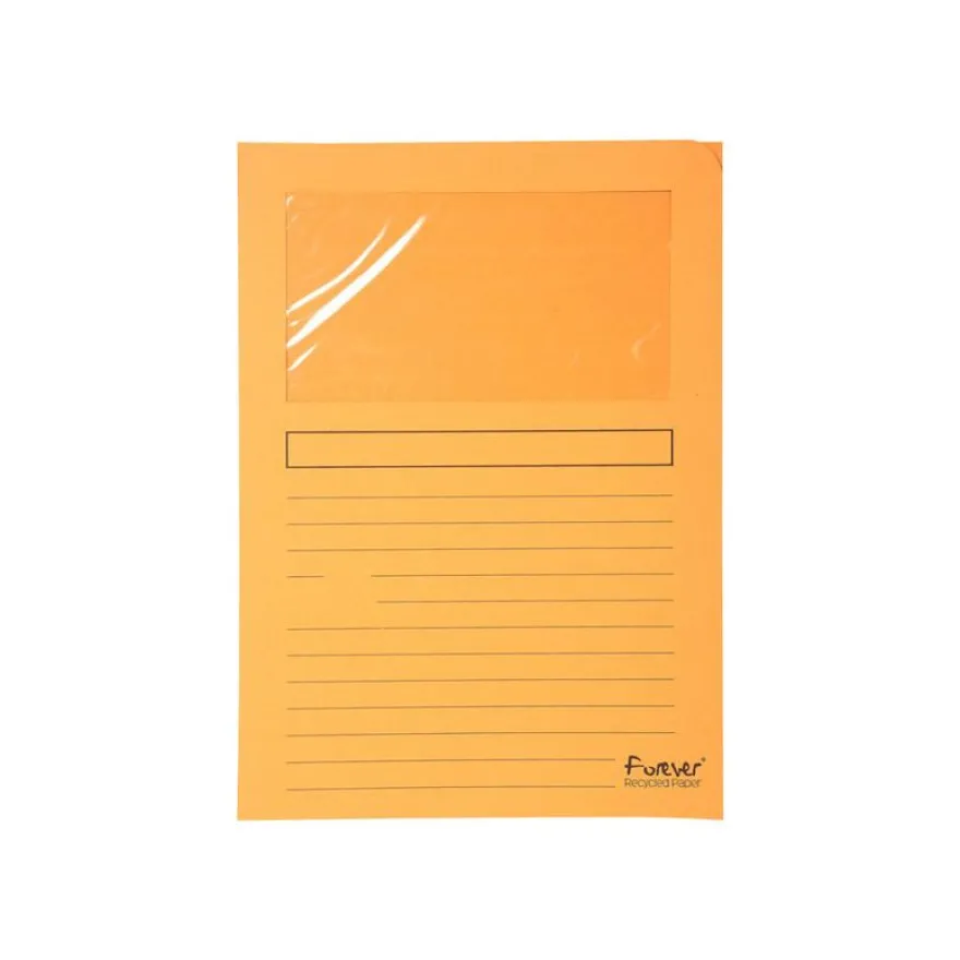 Exacompta Forever - 25 Chemises coin à fenêtre - 130 gr - couleurs assorties