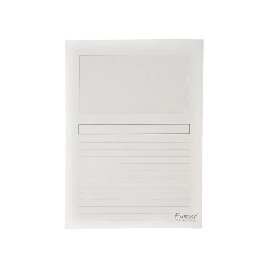 Exacompta Forever - 25 Chemises coin à fenêtre - 130 gr - couleurs assorties