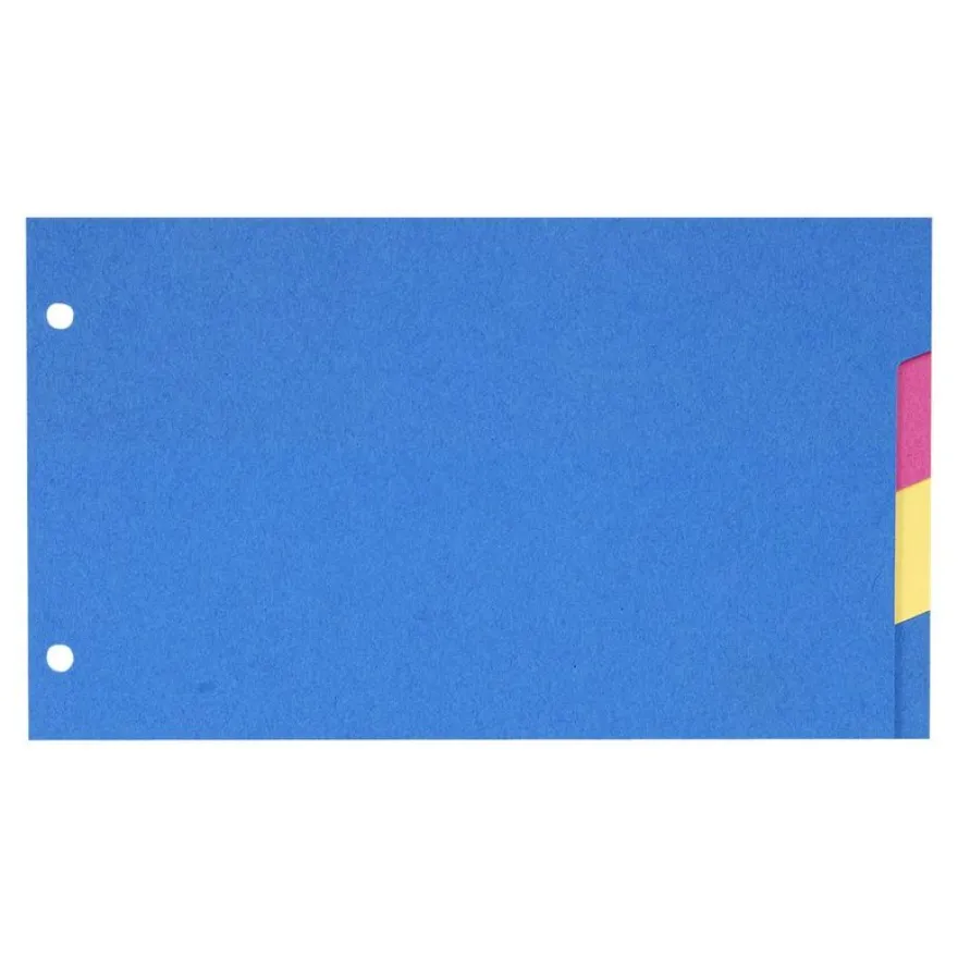 Exacompta Forever - Intercalaire 4 positions - pour fiches Bristol 12,5 x 20 cm - carte recyclée