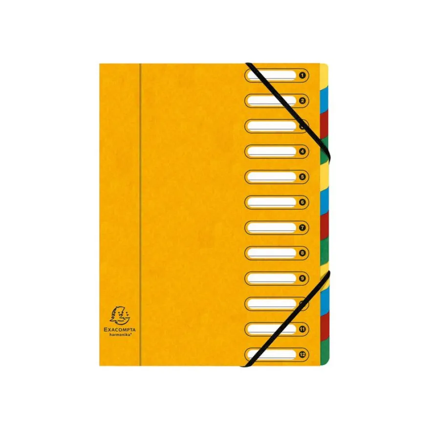 Exacompta Harmonika - Trieur à fenêtres 12 positions - disponible dans différentes couleurs