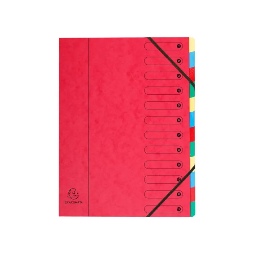 Exacompta Harmonika - Trieur 12 positions - disponible dans différentes couleurs
