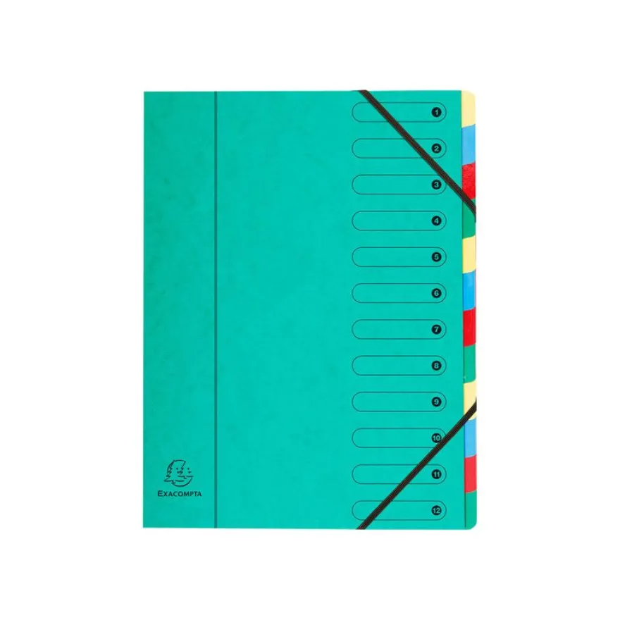Exacompta Harmonika - Trieur 12 positions - disponible dans différentes couleurs