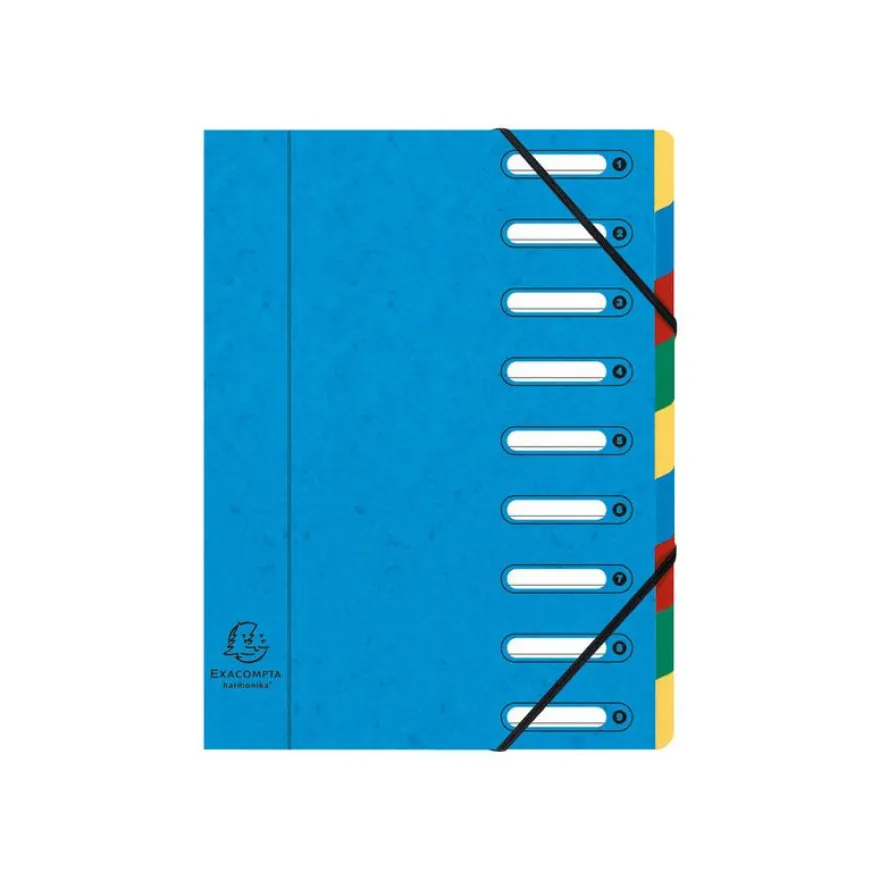 Exacompta Harmonika - Trieur à fenêtres 9 positions - disponible dans différentes couleurs