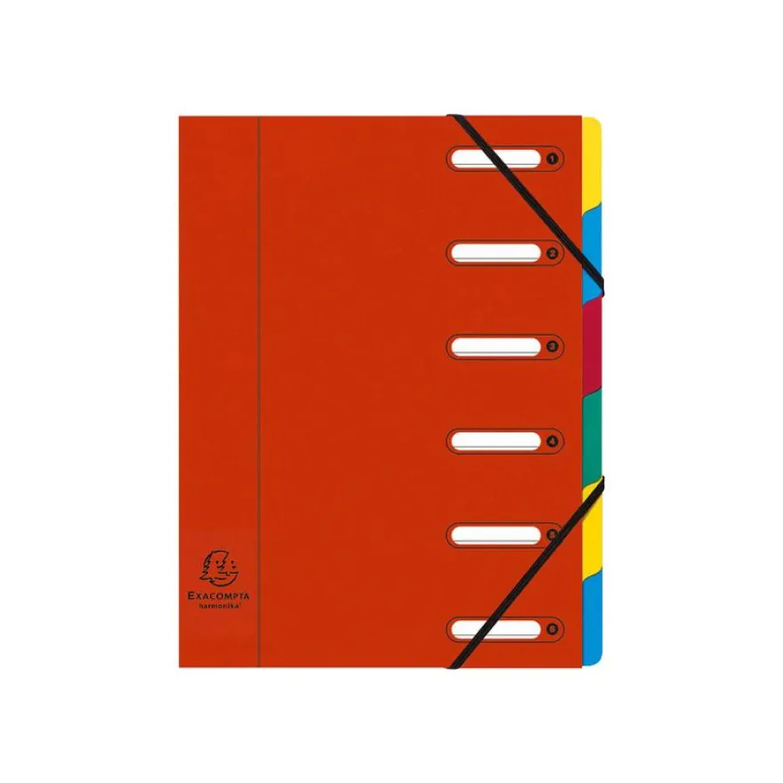 Exacompta Harmonika - Trieur à fenêtres 6 positions - disponible dans différentes couleurs