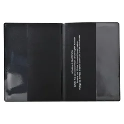 Exacompta Hidentity - Etui de protection de passeport - PVC - noir