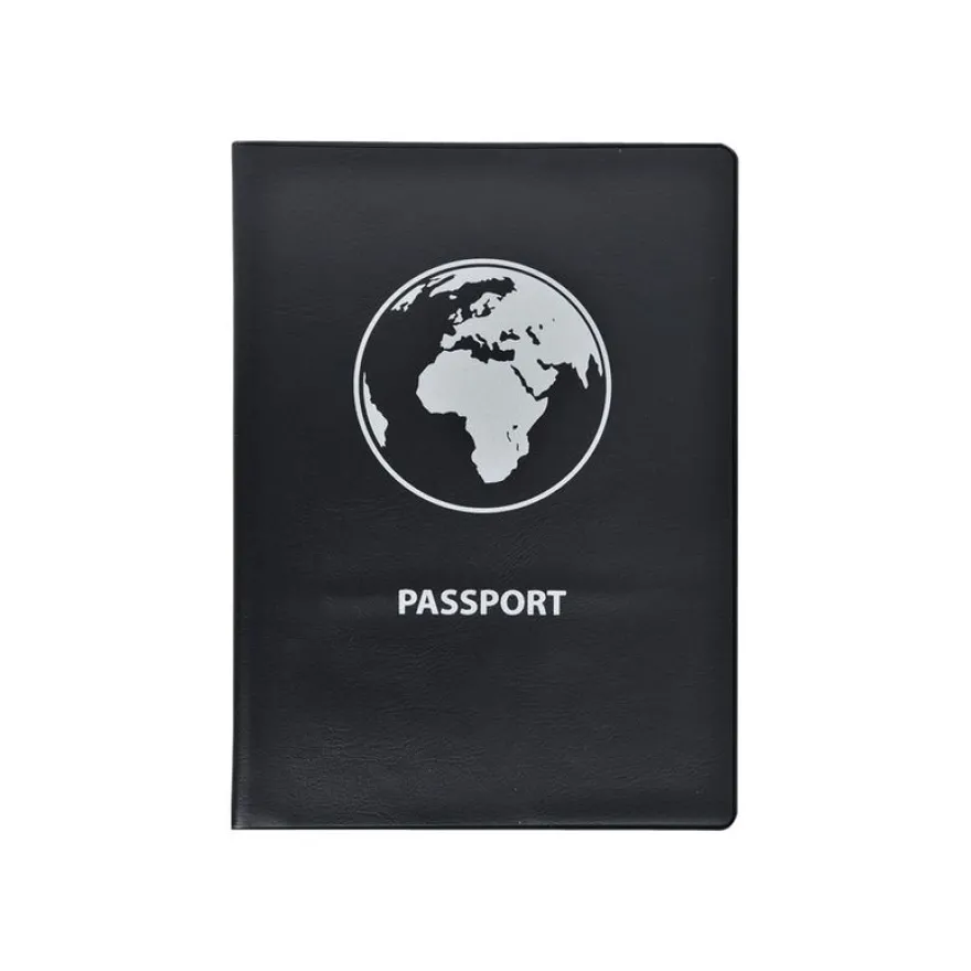 Exacompta Hidentity - Etui de protection de passeport - PVC - noir