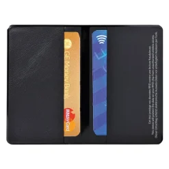 Exacompta Hidentity - Etui de protection de carte de visite - PVC - noir
