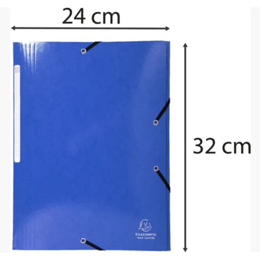 Exacompta Iderama - Chemise à rabats - A4 - pour 300 feuilles - disponible dans différentes couleurs