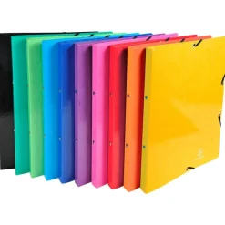 Exacompta Iderama - Classeur à élastiques 4 anneaux - Dos 20 mm - A4 - pour 140 feuilles - disponible dans différentes couleurs