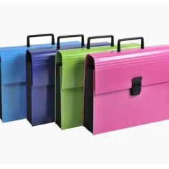 Exacompta Iderama - Classeur ménager (valisette trieur) 12 onglets - disponible dans différentes couleurs
