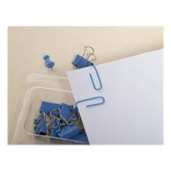 Exacompta Iderama - Kit de 58 attaches (pince-notes, trombones et punaises) - bleu clair