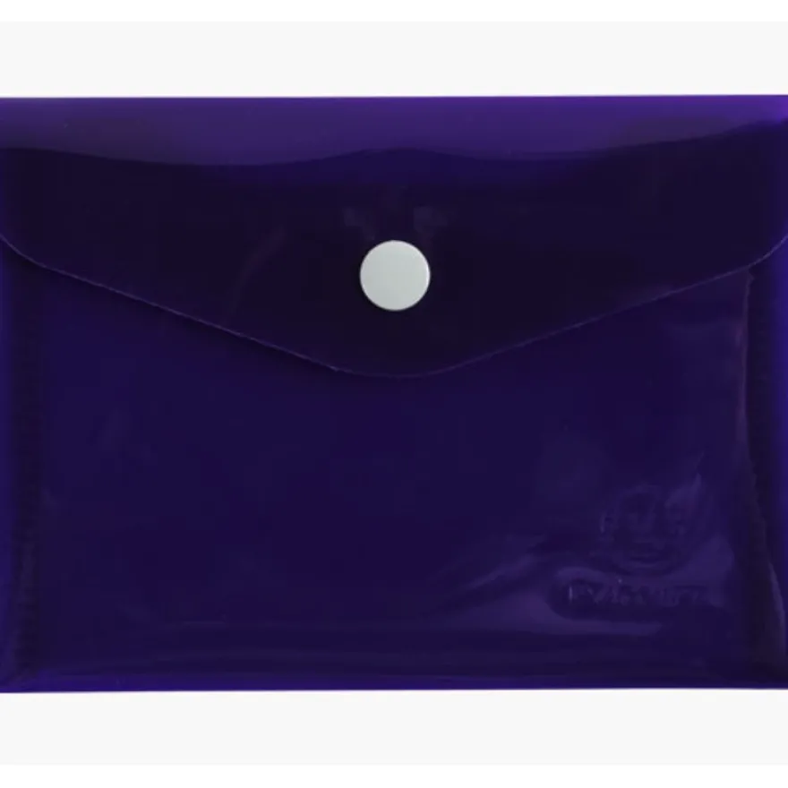Exacompta Iderama - Pochette enveloppe - format B7 - bouton pression - disponible dans différentes couleurs