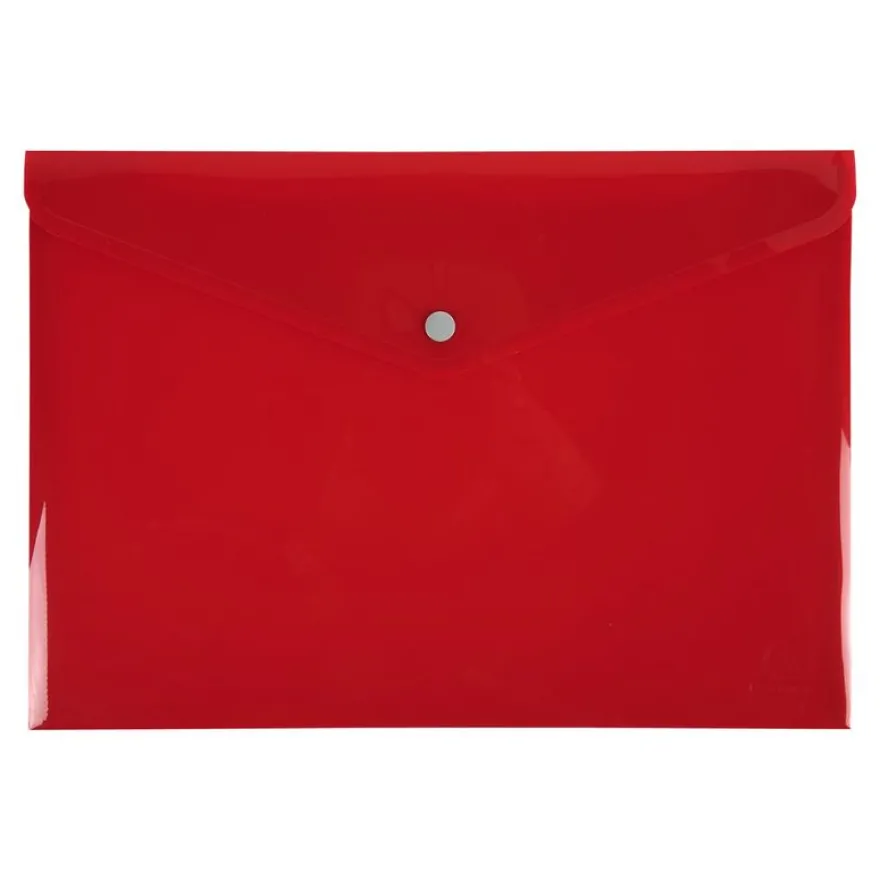 Exacompta Iderama - Pochette enveloppe - format A4 - bouton pression - disponible dans différentes couleurs