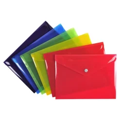 Exacompta Iderama - Pochette enveloppe - format A5 - bouton pression - disponible dans différentes couleurs