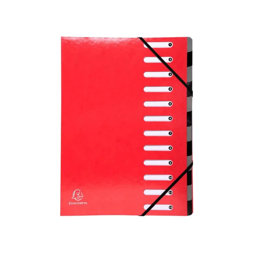 Exacompta Iderama - Trieur extensible 12 positions - disponible dans différentes couleurs