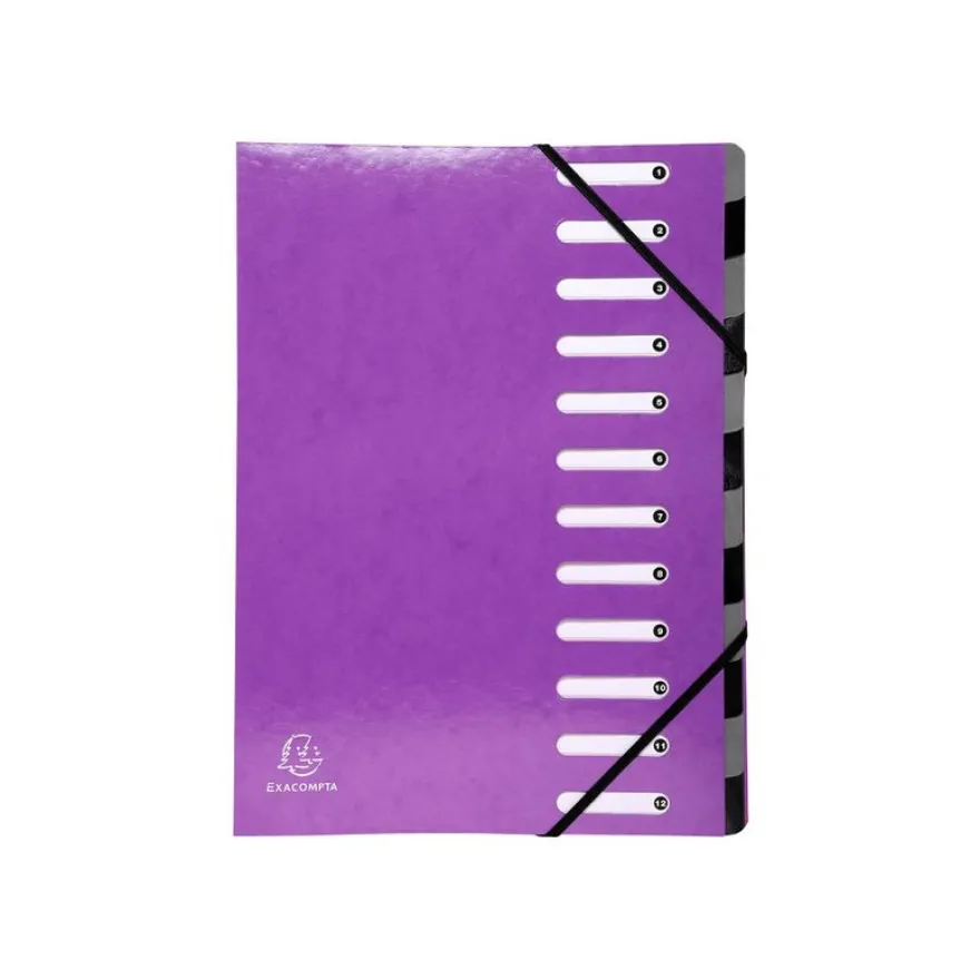 Exacompta Iderama - Trieur extensible 12 positions - disponible dans différentes couleurs