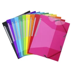 Exacompta Iderama PP - Chemise polypro à rabats - A4 - pour 250 feuilles - disponible dans différentes couleurs