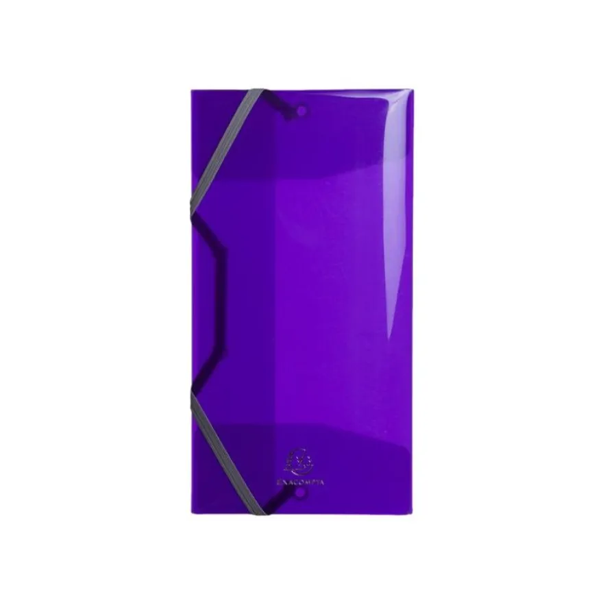 Exacompta Iderama PP - Chemise polypro à rabats - format chéquier 25 x 12 cm - disponible dans différentes couleurs