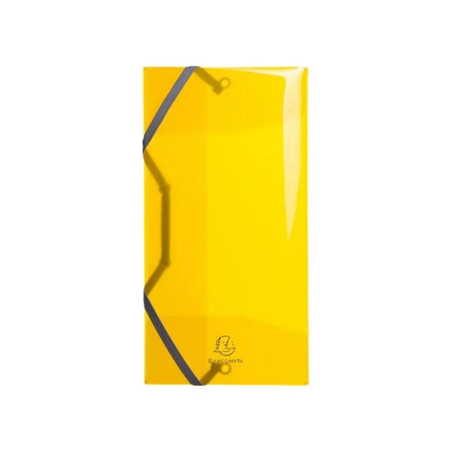 Exacompta Iderama PP - Chemise polypro à rabats - format chéquier 25 x 12 cm - disponible dans différentes couleurs