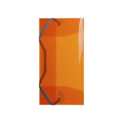 Exacompta Iderama PP - Chemise polypro à rabats - format chéquier 25 x 12 cm - disponible dans différentes couleurs