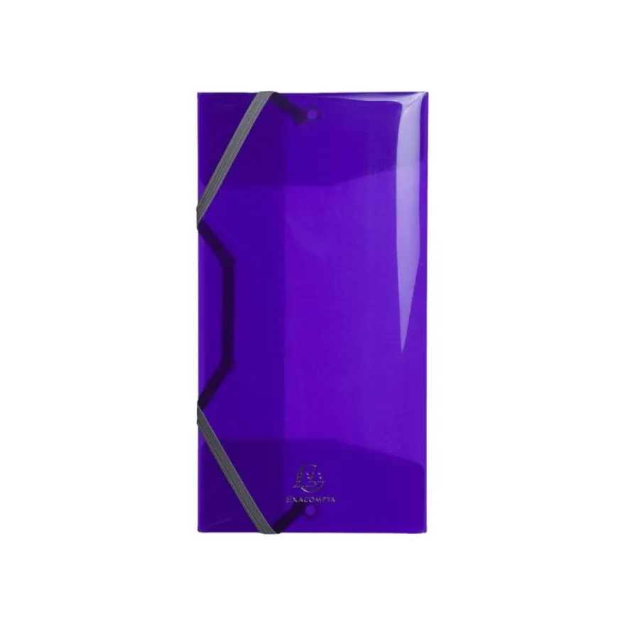 Exacompta Iderama PP - Chemise polypro à rabats - format chéquier 25 x 12 cm - disponible dans différentes couleurs