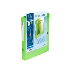 Exacompta KreaCover - Boîte de classement personnalisable - dos 40 mm - disponible dans différentes couleurs