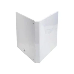 Exacompta Kreacover - Classeur à anneaux personnalisable - Dos 38 mm - A4 Maxi - blanc - 3 pochettes extérieures