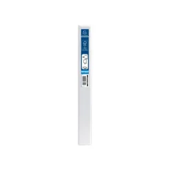 Exacompta Kreacover - Classeur à anneaux personnalisable - Dos 38 mm - A4 Maxi - blanc - 3 pochettes extérieures