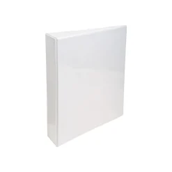 Exacompta Kreacover - Classeur à anneaux personnalisable - Dos 47 mm - A4 Maxi - pour 200 feuilles - blanc - 3 pochettes extérieures