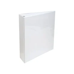 Exacompta Kreacover - Classeur à anneaux personnalisable - Dos 60 mm - A4 Maxi - blanc - 3 pochettes extérieures