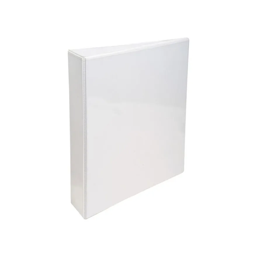 Exacompta Kreacover - Classeur à anneaux personnalisable - Dos 60 mm - A4 Maxi - pour 225 feuilles - blanc - 3 pochettes extérieures