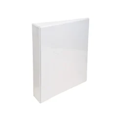 Exacompta Kreacover - Classeur à anneaux personnalisable - Dos 44 mm - A4 Maxi - blanc - 3 pochettes extérieures