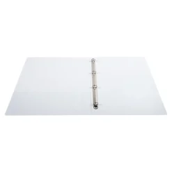 Exacompta Kreacover - Classeur à anneaux personnalisable - Dos 20 mm - A4 Maxi - blanc - 2 pochettes extérieures
