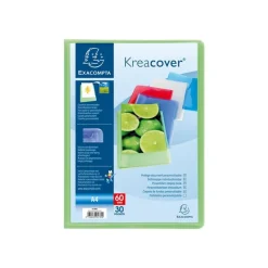 Exacompta KreaCover - Porte vues personnalisable - 120 vues - A4 - disponible dans différentes couleurs