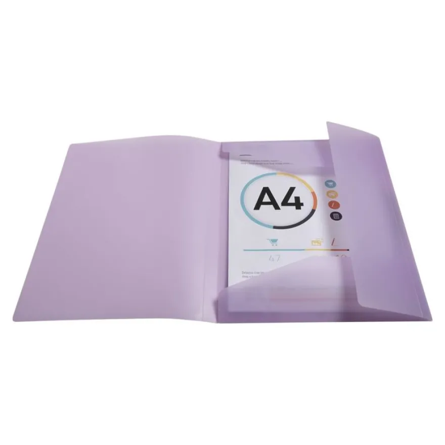 Exacompta Kreacover Pastel - Chemise personnalisable à rabats - A4 - disponible dans différentes couleurs