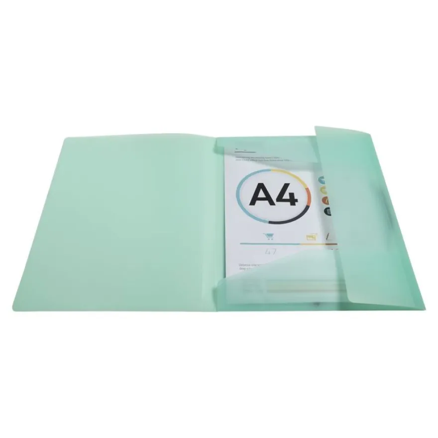 Exacompta Kreacover Pastel - Chemise personnalisable à rabats - A4 - disponible dans différentes couleurs