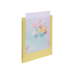 Exacompta Kreacover Pastel - Classeur 4 anneaux personnalisable - Dos 20 mm - A4 - pour 140 feuilles - disponible dans différentes couleurs