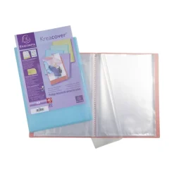 Exacompta Kreacover Pastel - Porte vues personnalisable - 100 vues - A4 - disponible dans différentes couleurs