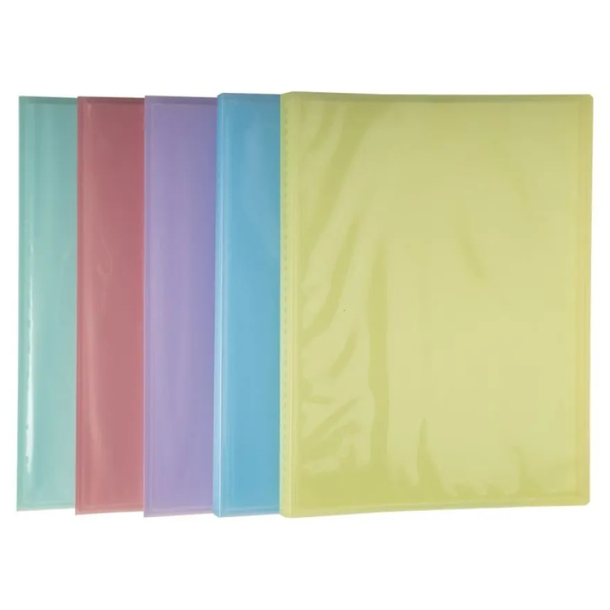 Exacompta Kreacover Pastel - Porte vues personnalisable - 40 vues - A4 - disponible dans différentes couleurs