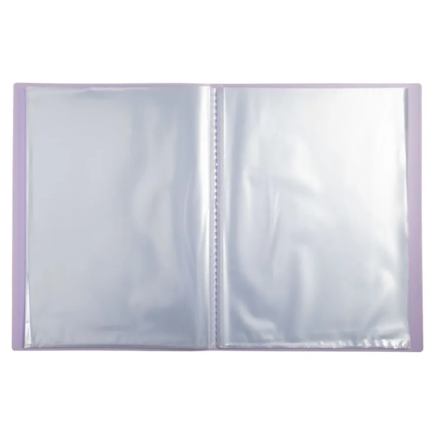 Exacompta Kreacover Pastel - Porte vues personnalisable - 40 vues - A4 - disponible dans différentes couleurs