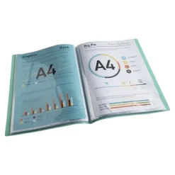 Exacompta MAÏA - Porte vues recyclé - 80 vues - A4 - disponible dans différentes couleurs