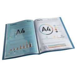 Exacompta MAÏA - Porte vues recyclé - 60 vues - A4 - disponible dans différentes couleurs