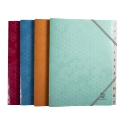 Exacompta MAÏA - Trieur 12 positions - disponible dans différentes couleurs