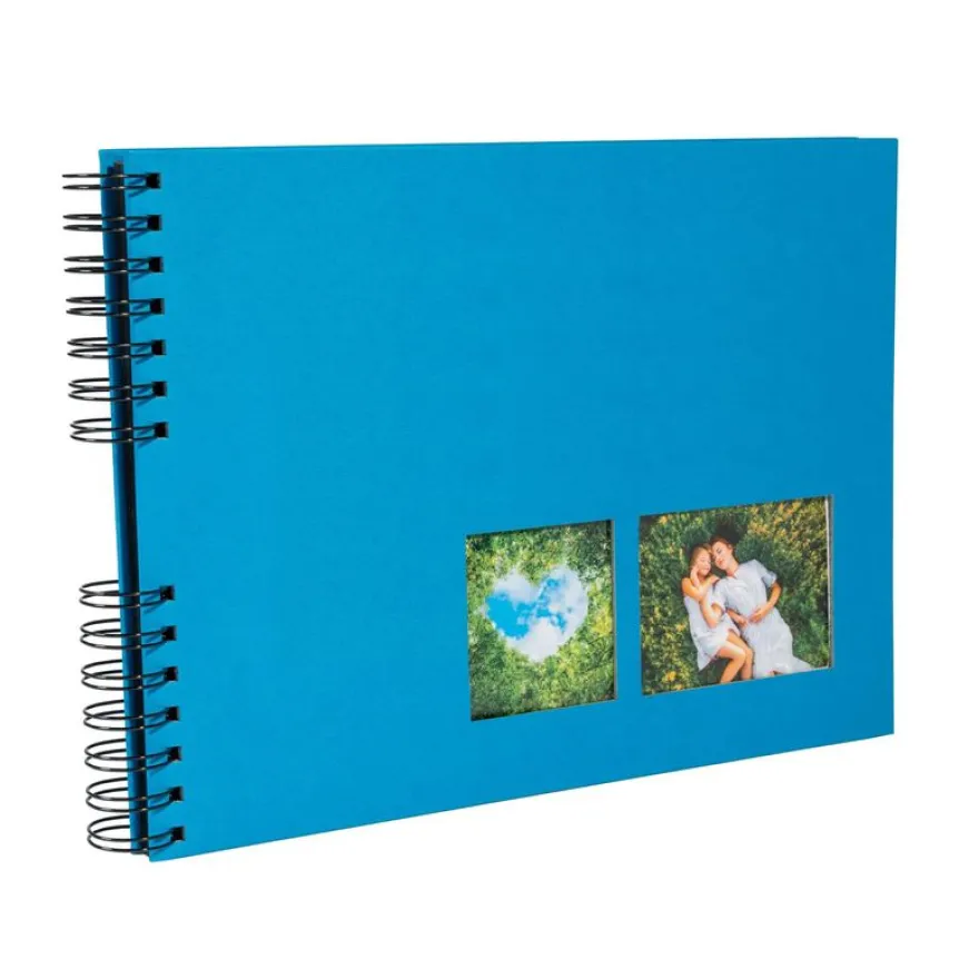 Exacompta Milano - Album photos 32 x 22 cm - 50 pages - bleu
