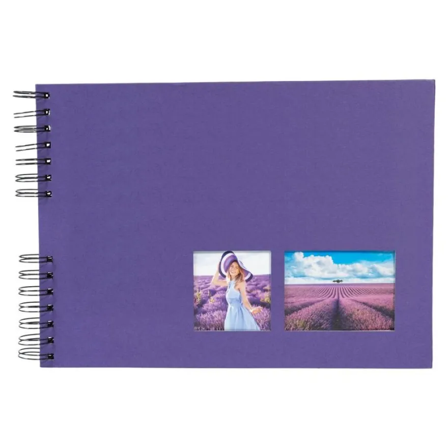 Exacompta Milano - Album photos 32 x 22 cm - 50 pages - violet
