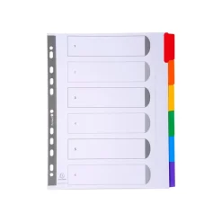 Exacompta Nature Future - Intercalaire 6 positions - A4 Maxi - carte blanche