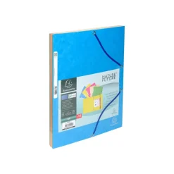 Exacompta Nature Future - 10 Chemises à 3 rabats - A4 - pour 250 feuilles - couleurs pastels assorties